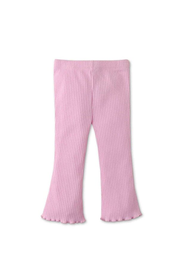 بنطلون ليجنز ناعم سادة للبنات - 1