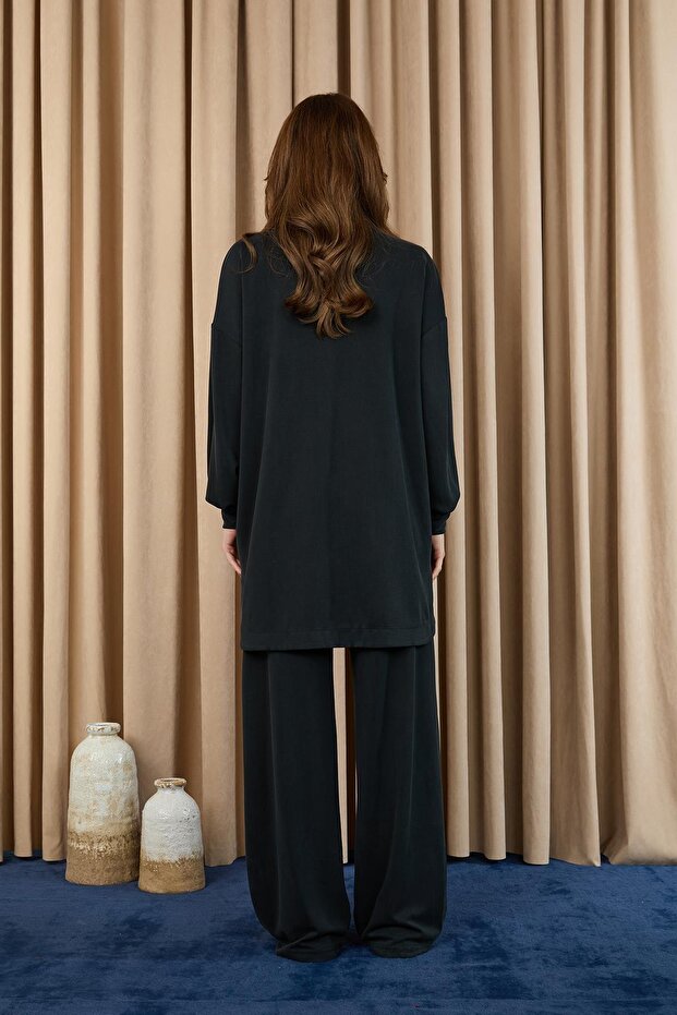 Kadın Oversize Basic İkili Takım - 3