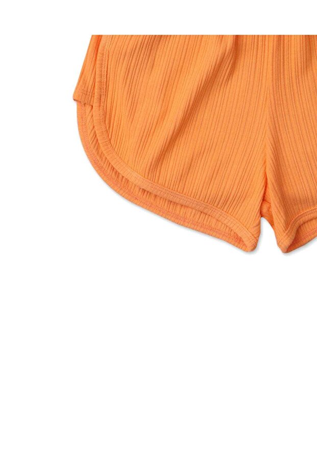 Girls Solid Bow Shorts - 4