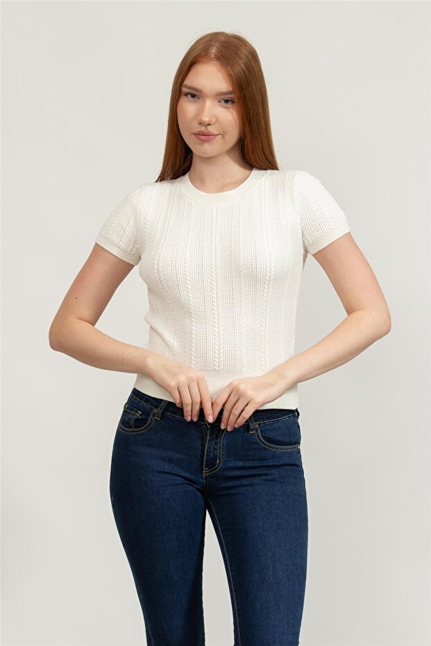 Chenille Kadın Triko - 1