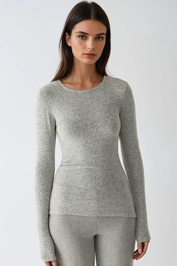 Viskon Karışımlı Basic Üst - 7