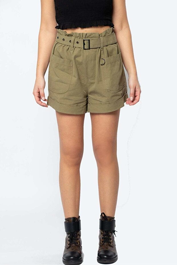شورت برباط وجيب أمامي - 3