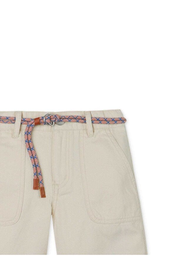 شورت سادة للأولاد بجيوب جانبية - 3