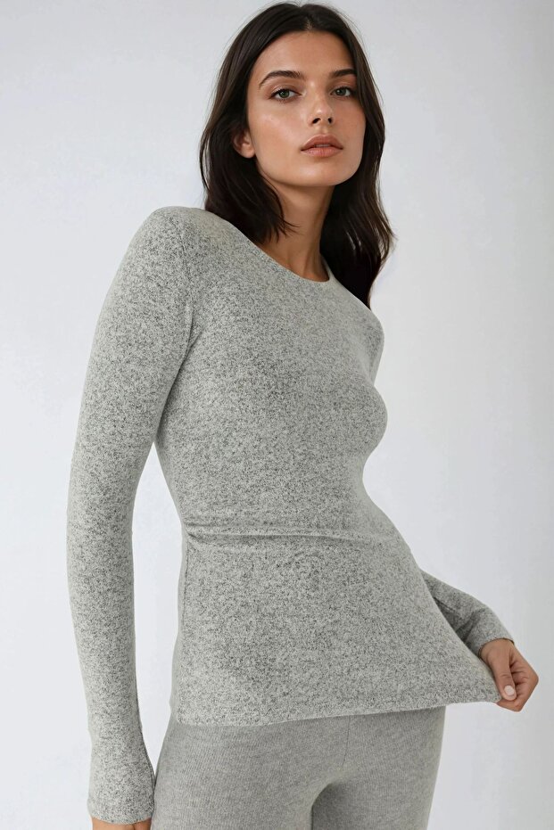 Viskon Karışımlı Basic Üst - 1