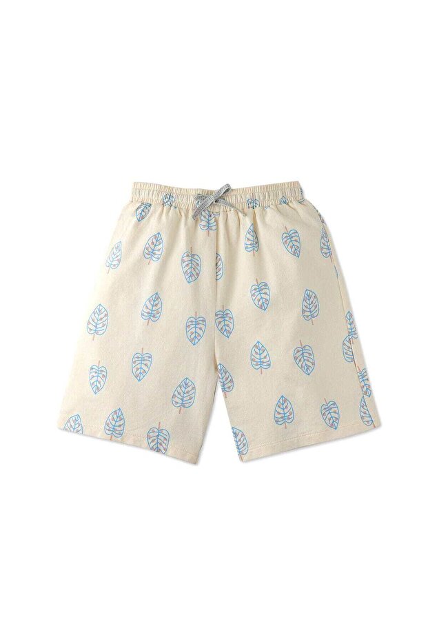 Boys Printed Drawstring Shorts - 3