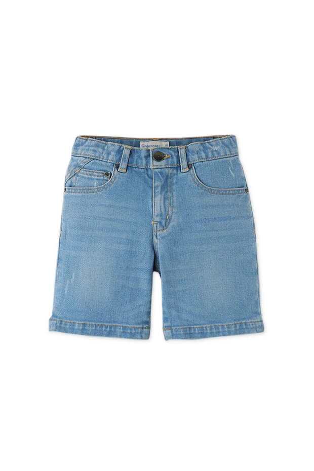 شورت جينز بجيوب جانبية للأولاد