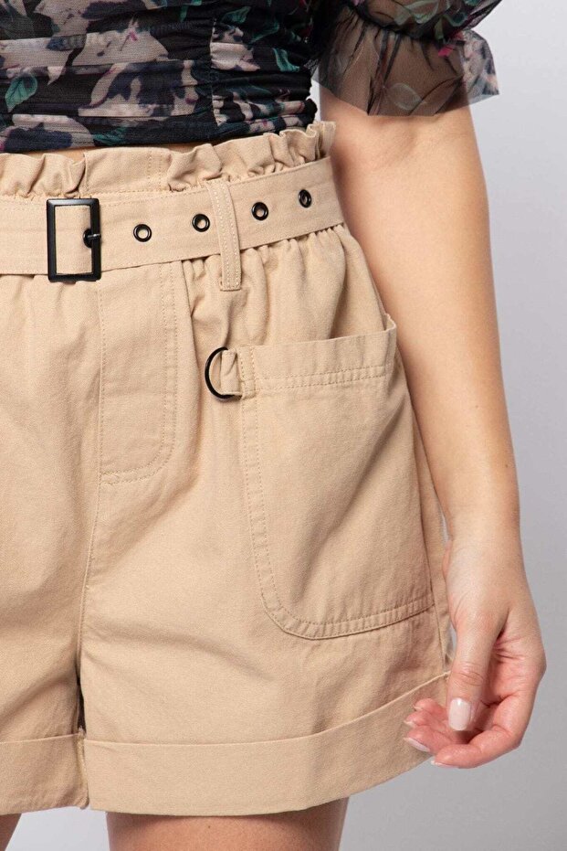 شورت برباط وجيب أمامي - 6