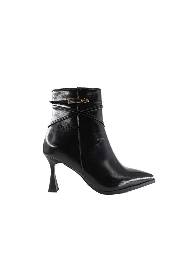 520 K2004 Black Patent Leather Women's Boots