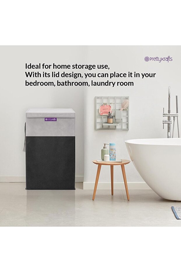 Large Rectangular Non-Woven Laundry Basket - 6