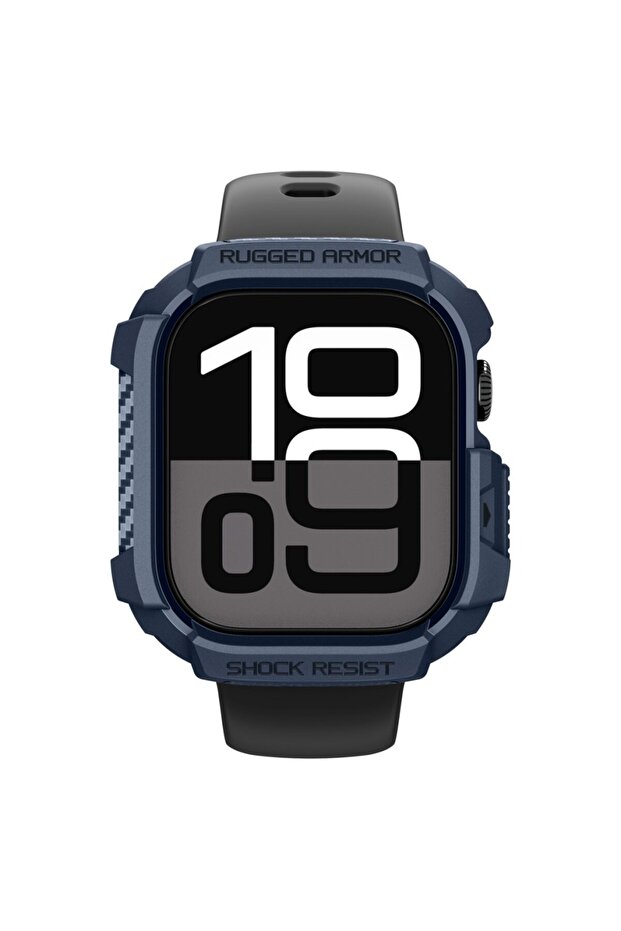 حافظة Apple Watch مقاس 42 ملم سلسلة 11/10 راجد آرمور 2 باللون الأزرق الداكن - ACS10492