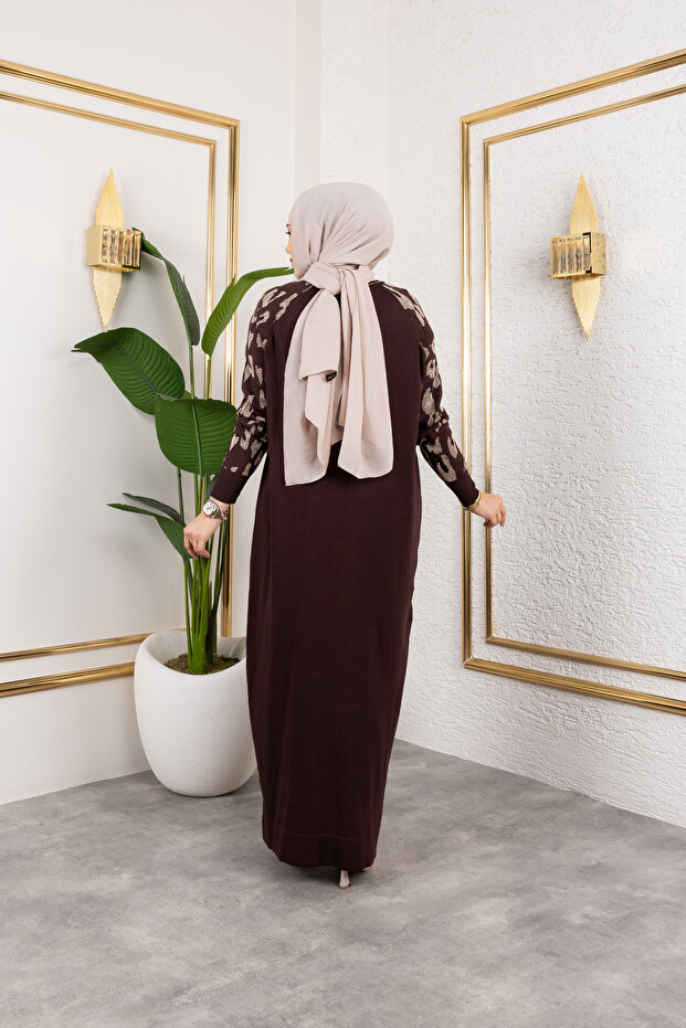 فستان ميرسيريزد بنقشة الفهد - 3