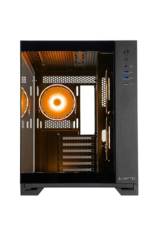 Visio computer case, black, Middle Tower - 2