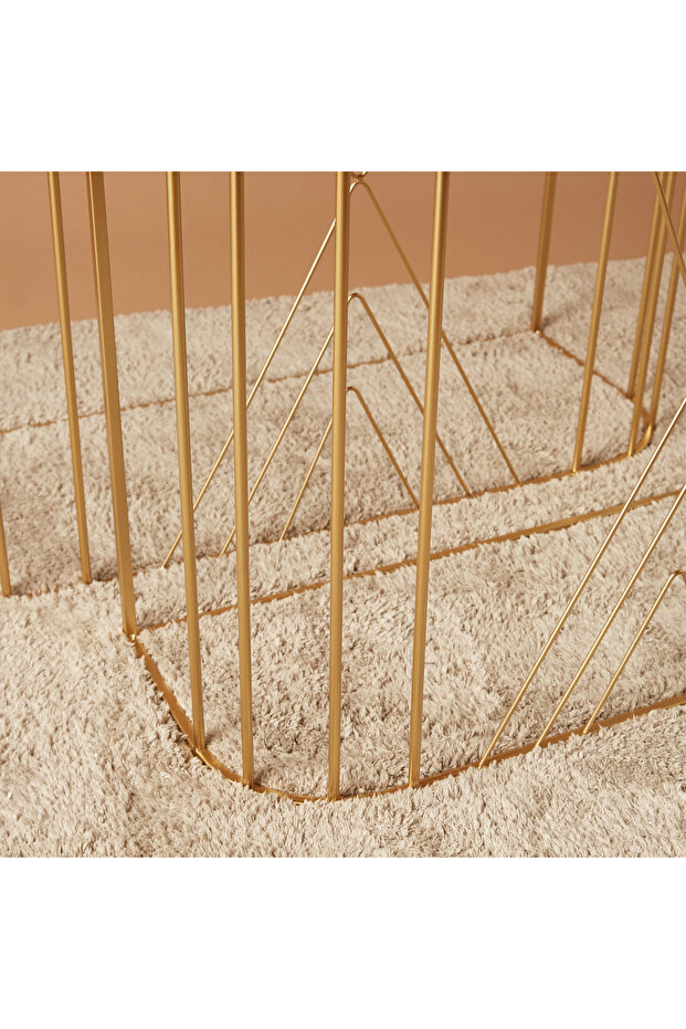 طقم طاولة وحدة تحكم مستطيلة الشكل مع سطح مرآة من قطعتين - 4