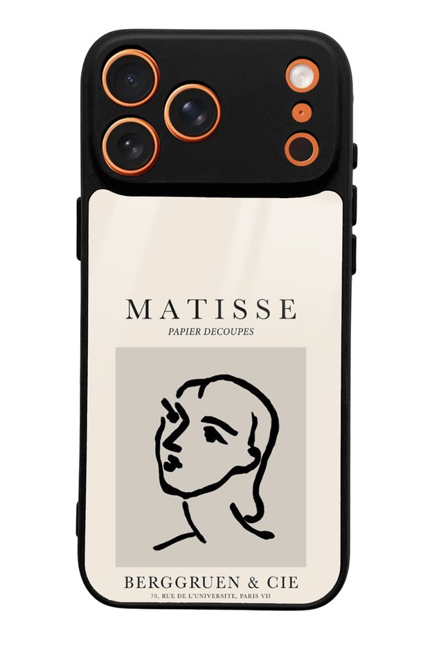 iPhone 17 Pro Max Matisse Paper Design Glossy Phone Case Compatible