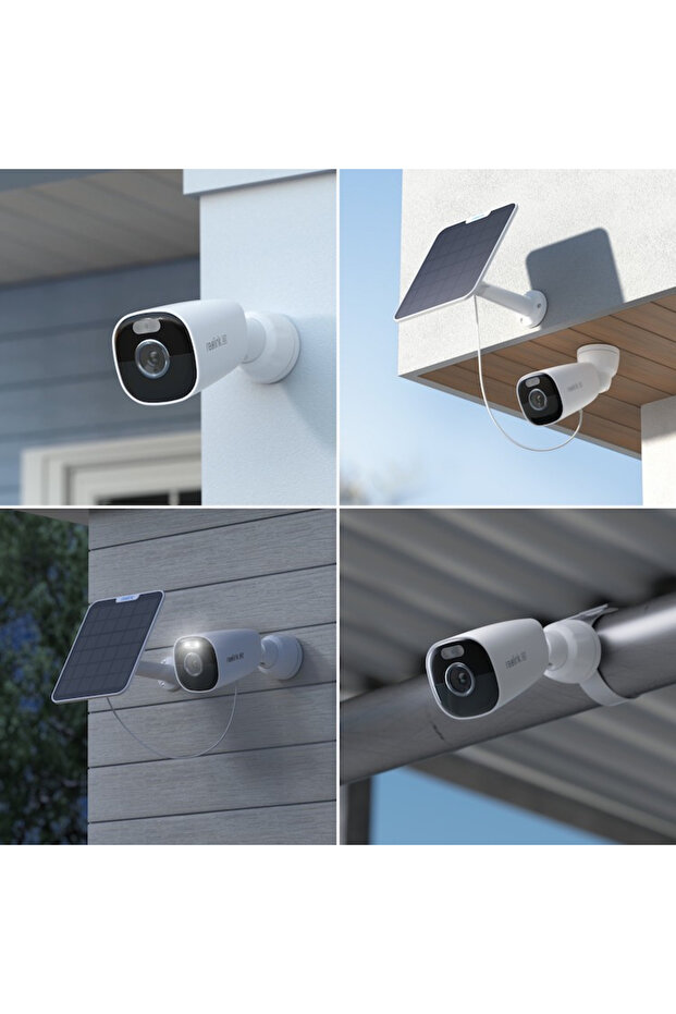 Argus B360 surveillance camera with solar panel, WiFi, battery, detection, 8MP - 2