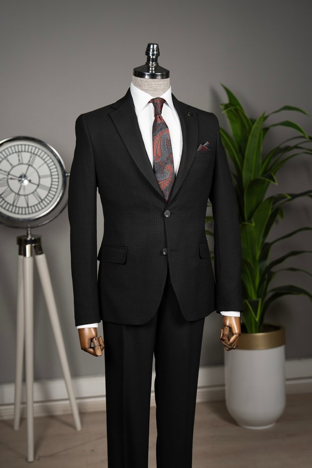 Tailor Ayhan Slim Fit Mono Collar Classic Jacket