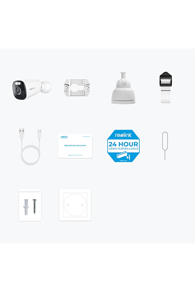 Argus B360 surveillance camera with solar panel, WiFi, battery, detection, 8MP - 5