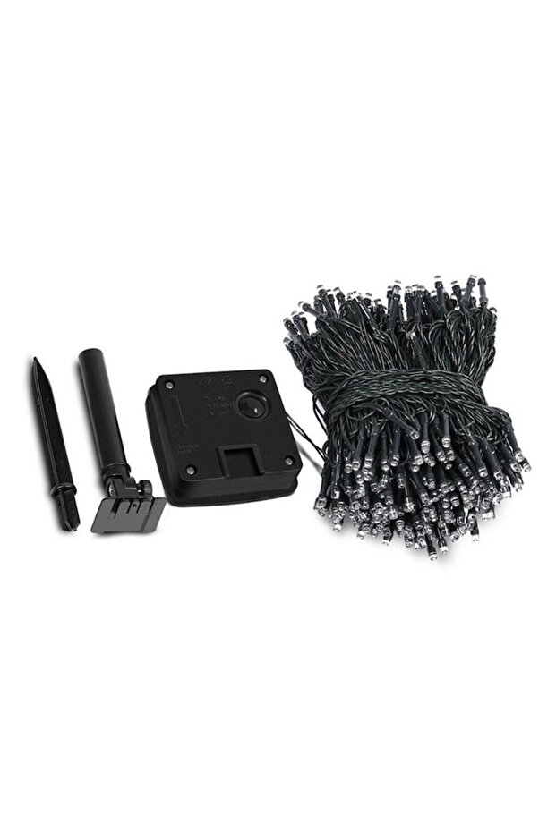 Solar Panel String Lights — 300 Multicolor LEDs (IP44, 8-function controller) - 2