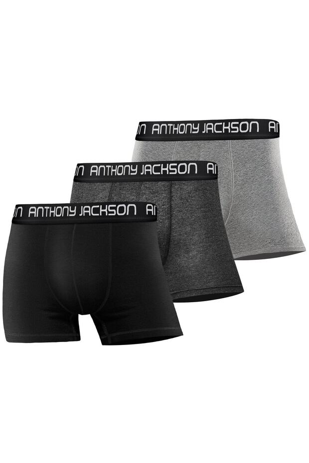 Dylan 3-Pack Soft, Flexible and Breathable Comfortable Stretch Fabric Boxed Cotton Elastic Men's Boxers