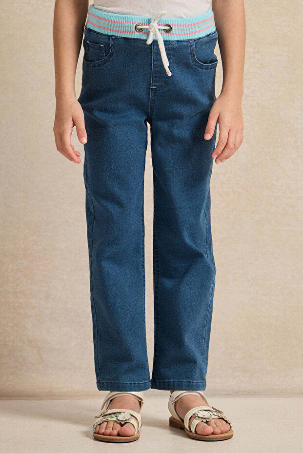 Girls Blue Skinny Fit Jeans