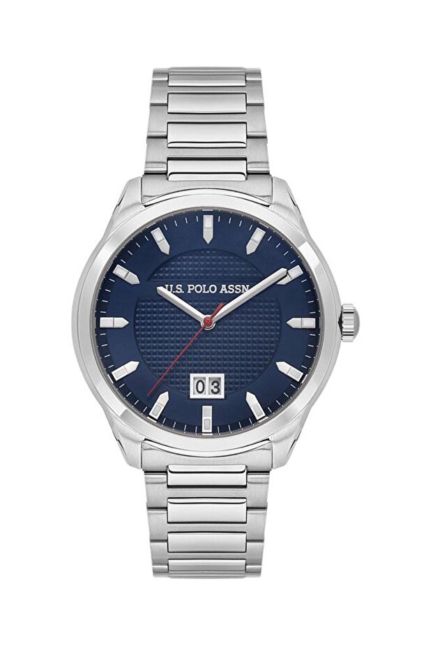 Fundamental 42mm Men's Watch with Navy Blue Dial & Stainless Steel Bracelet