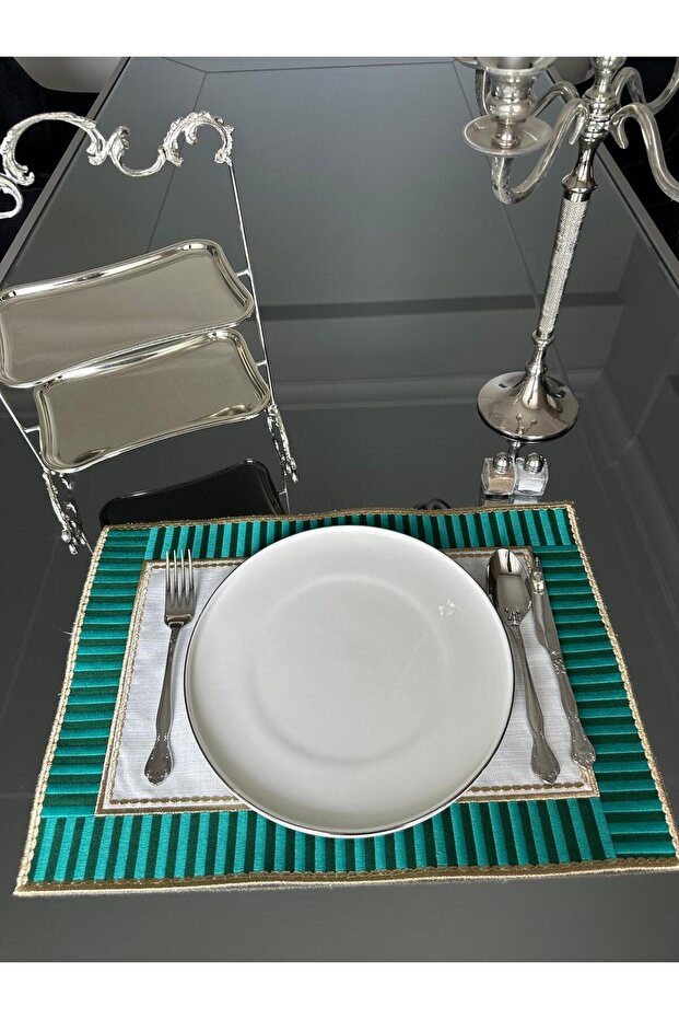 مناديل تقديم مستطيلة الشكل 2 قطعة - 3