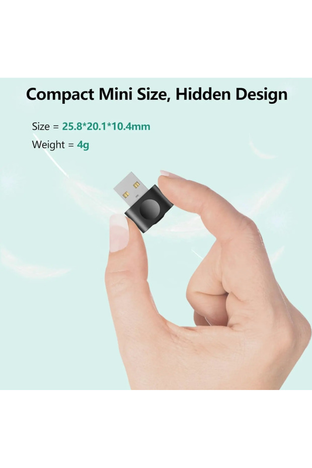 USB simulator, Mouse jiggler WMJ01, to prevent system from entering sleep mode, 3 modes, Black - 2