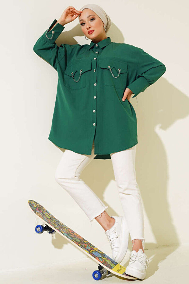 Tunic with Chain Detail