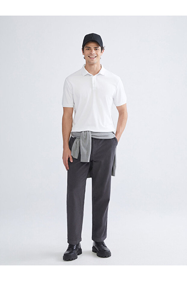 Esvab • Modern & Distinctive Comfortable Fit Velvet Men's Trousers