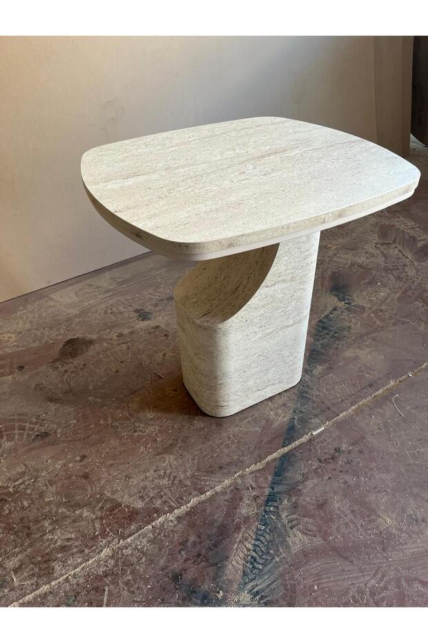 Traverten Yan Sehpa - 6