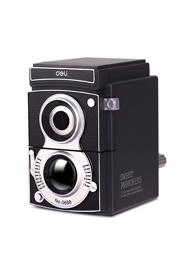 Black Rotary Pencil Sharpener Jumbo Pencil Cutter Knife Gift Camera Smooth Sharpening Tool