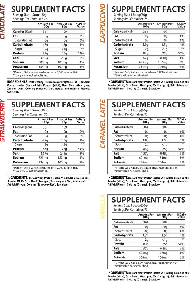 whey Isolate 5 lbs - 6