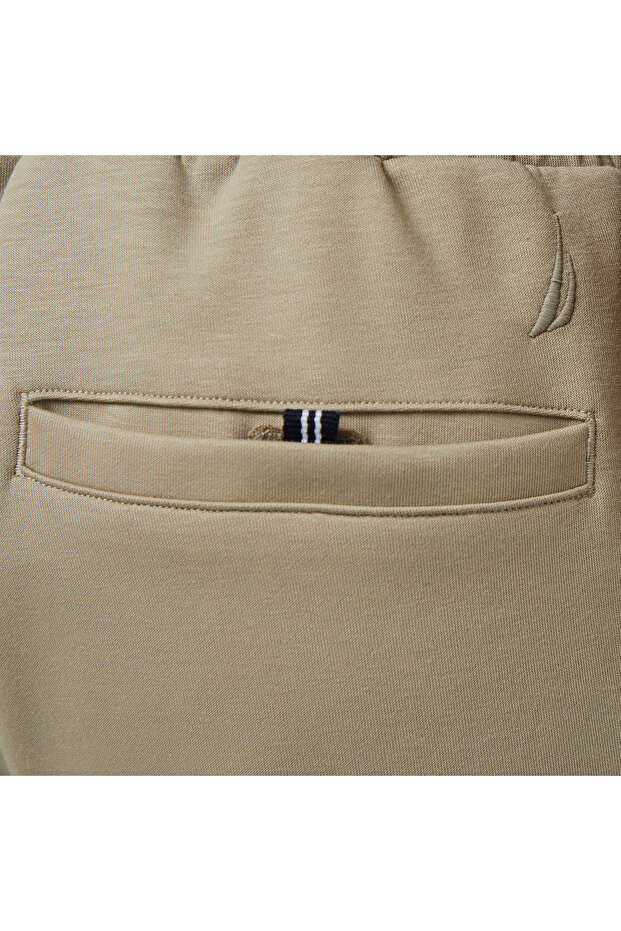 Erkek Bej Regular Fit Şort - 6