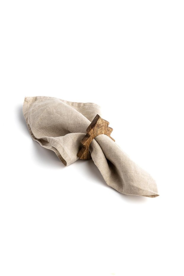 Noella Mango 4-Piece Napkin Ring Set