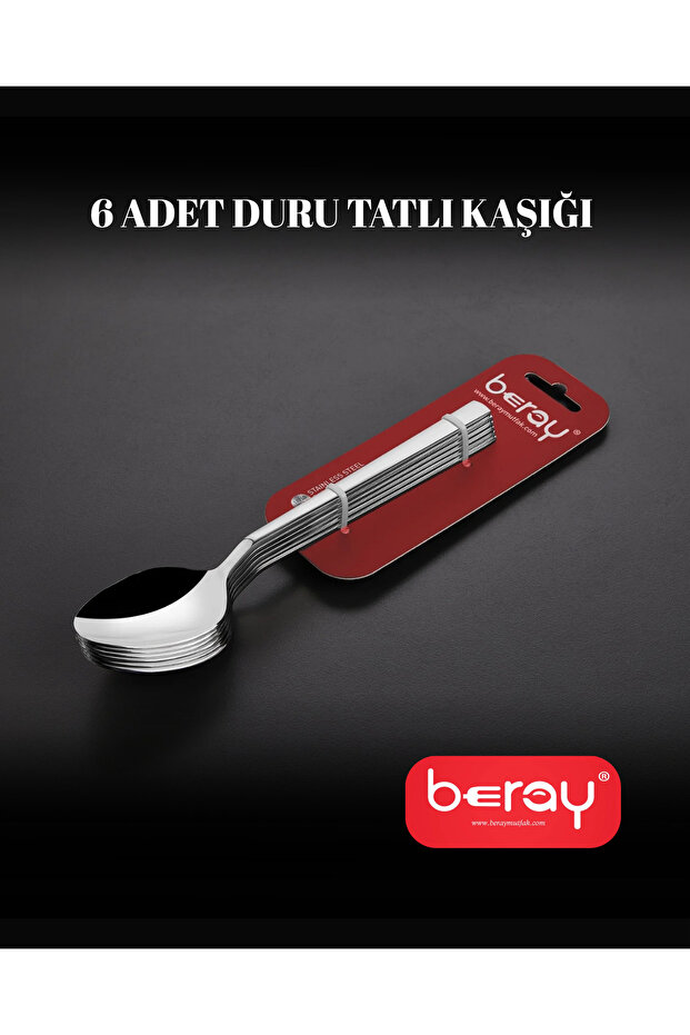 6 Adet Duru Tatlı Kaşığı - 1