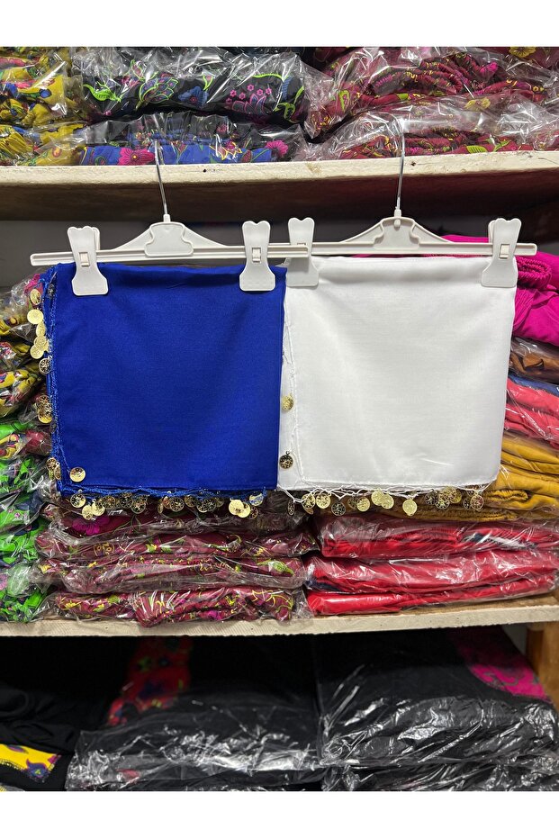 Kare Pullu Kaftan Şal - 1