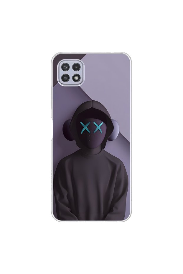 Samsung Galaxy A22 Compatible Transparent Case No Face 2 Design