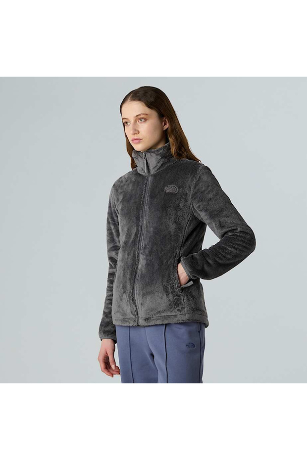 Osito Women's Gray Mock Neck Coat