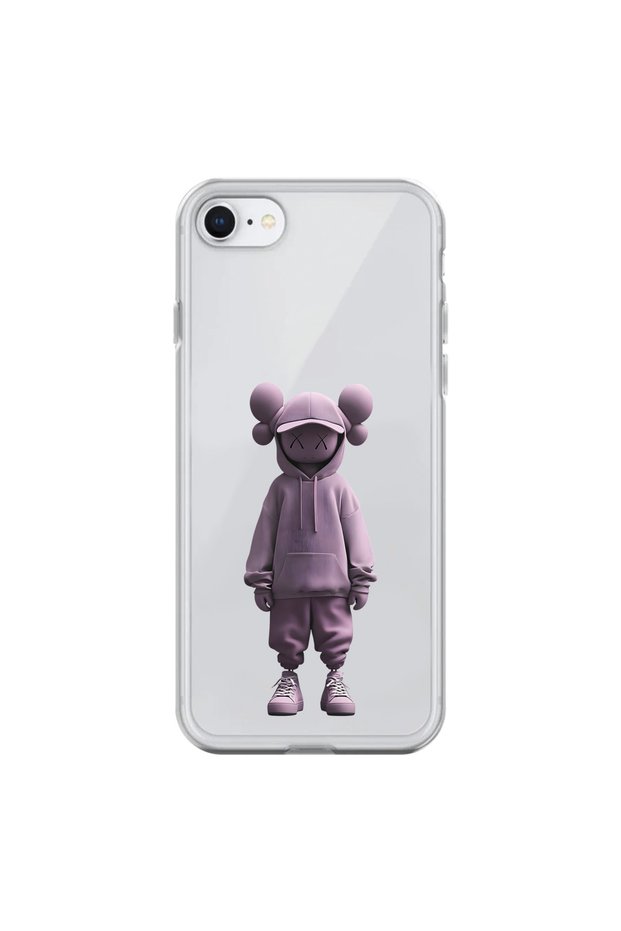 iPhone 7 Compatible Transparent Case No Face 4 Designs