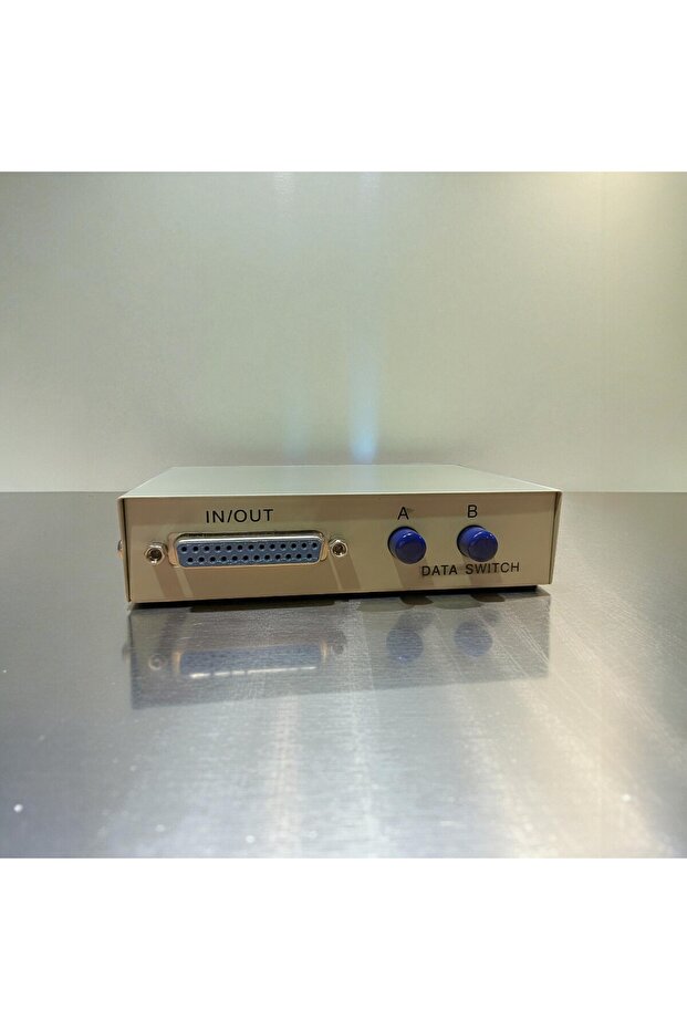 2 Port Data Manual Switch – 2 Computers 1 Printer Sharing Switch – Power-Free Operation – Plug & Play - 1