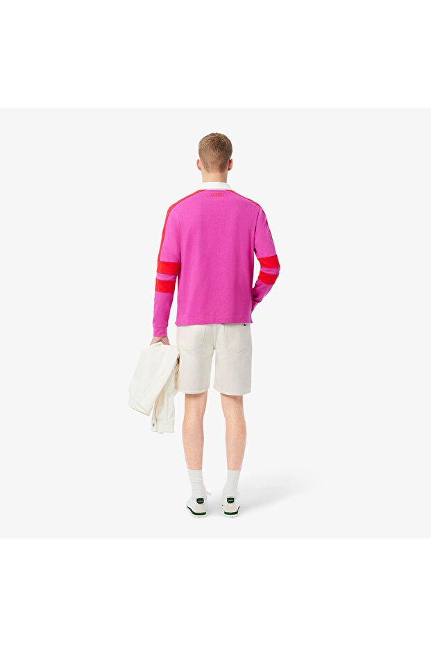 Erkek Straight Fit Denim Beyaz Bermuda Şort - 3