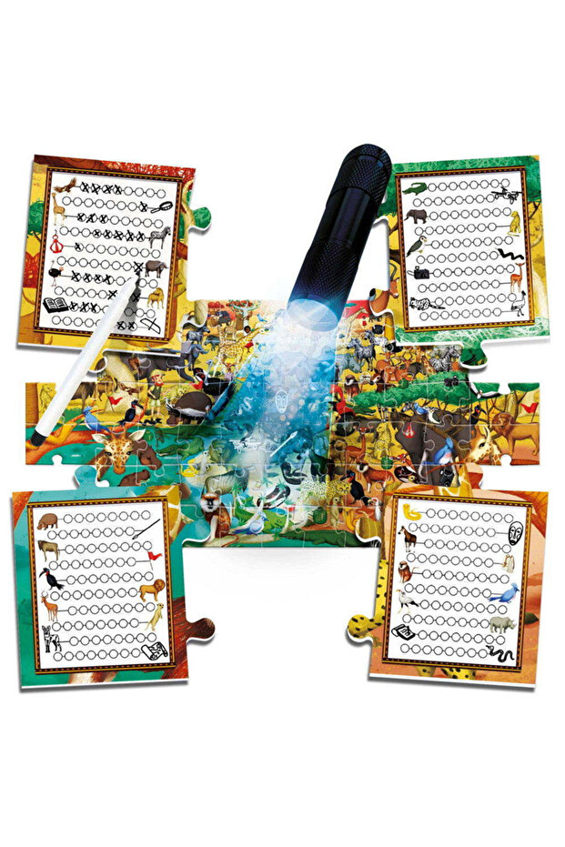 Explore Safari Magic Lantern Activity Puzzle - 3