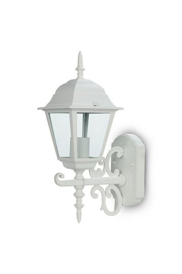 Matte White Wall Light Fixture E27 IP44