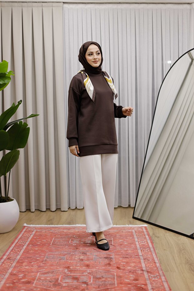 YAKA FULARLI TUNİK - 2