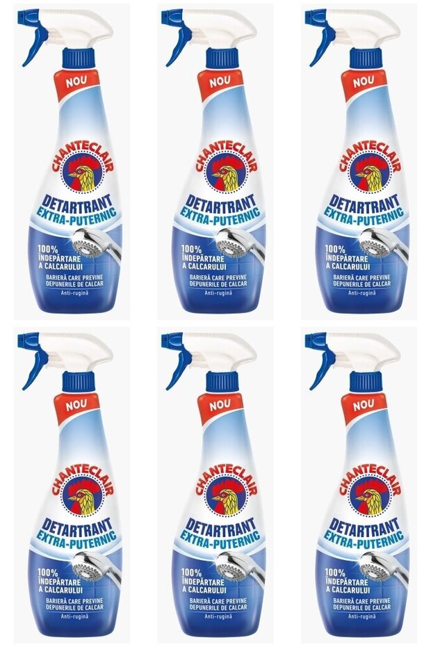 Set 6 x Detartrant extra-puternic Chanteclair, 625 ml - 1