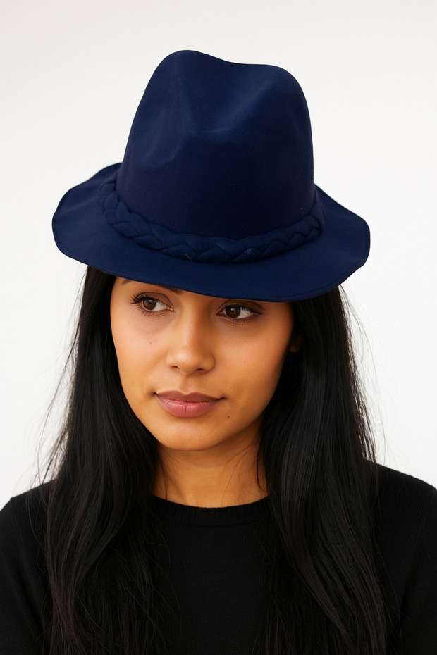 Fedoras Hat Black Color