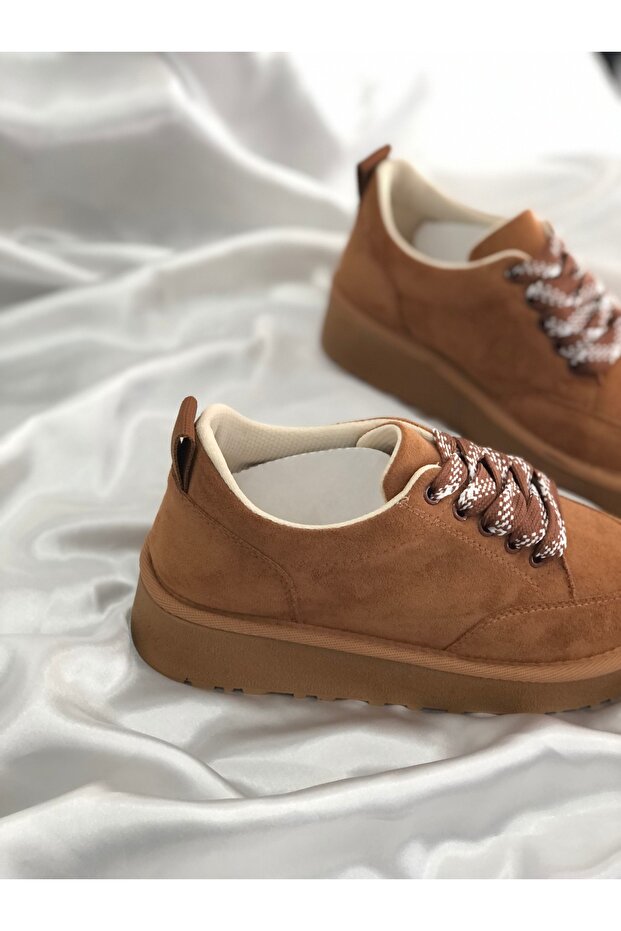 GALİNDA TABA SÜET YÜKSEK TABAN MEVSİMLİK AYAKKABI - 3