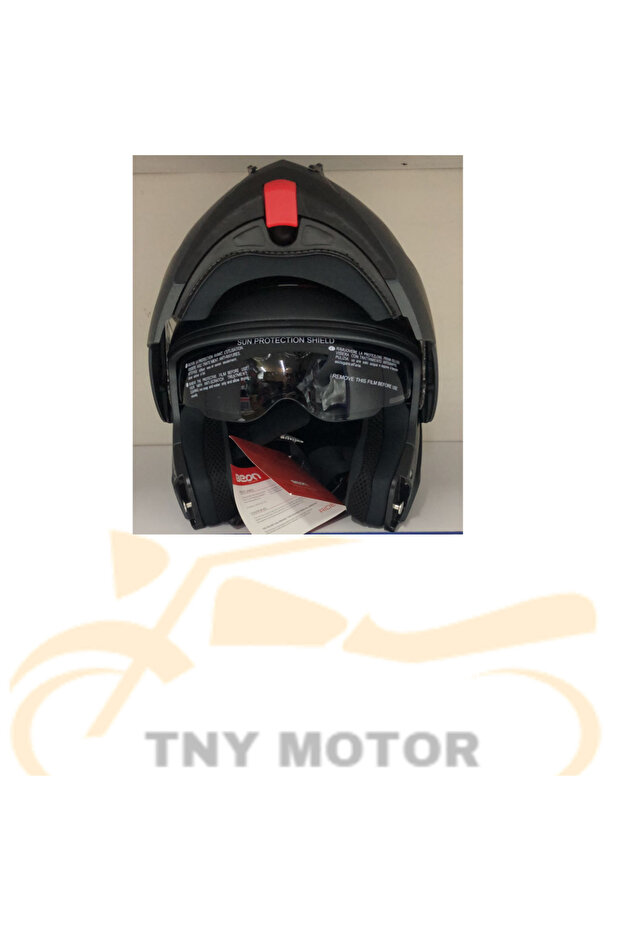 Beon Çene Açılır Kask Mat Siyah - 2