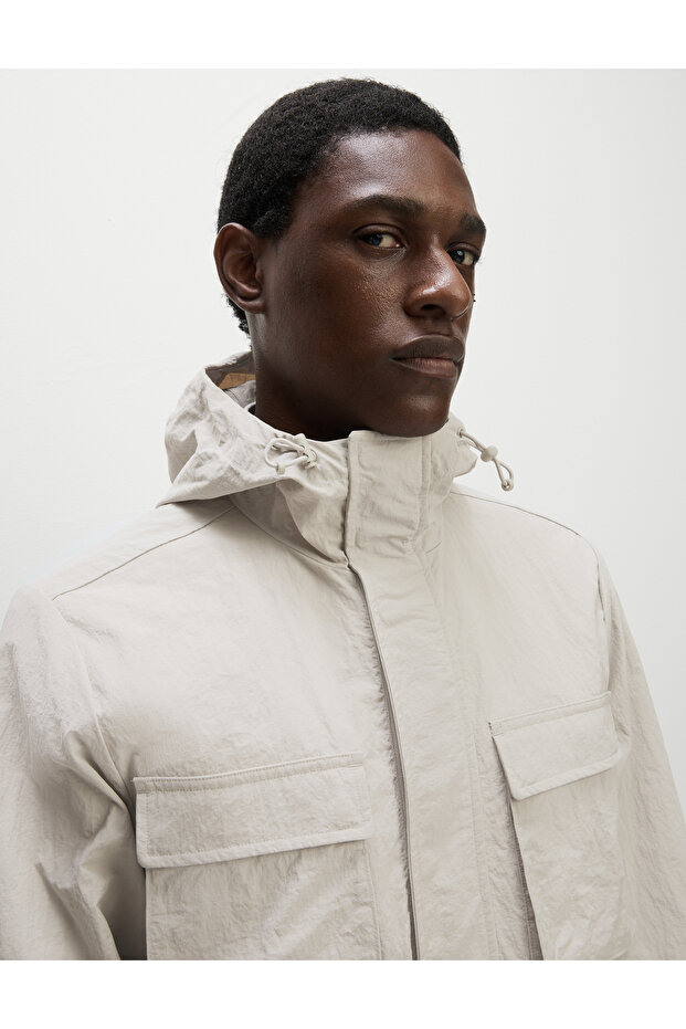 4 Cepli Kapüşonlu Ceket - 2