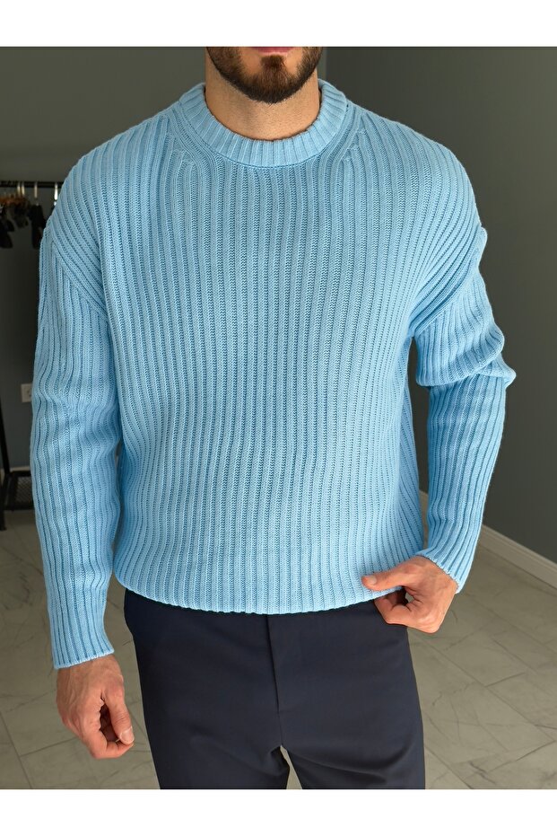 Premium Oversize Örme Kazak - 4